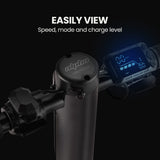 NNEMB Carbon Gen III Ultra-light 300W 10Ah Electric Scooter Suspension-for Adults or Teens-Black/Red