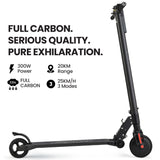 NNEMB Carbon Gen III 250W 10Ah Electric Scooter Suspension-for Adults or Teens-Black/Red
