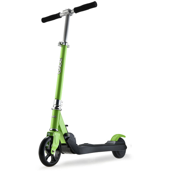 NNEMB Electric Scooter-Ages 5-11-Adjustable Height-Folding-Lithium Battery-Green