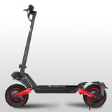 NNEMB Primal 9 Electric Scooter 1600W Dual Motor All-Terrain Off Road Lithium 60km Range-Black/Red