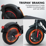 NNEMB Synergy 7 MkII Electric Scooter 500W 15Ah-Motorised eScooter for Adults-Black/Red