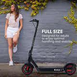 NNEMB Synergy 7 MkII Electric Scooter 500W 15Ah-Motorised eScooter for Adults-Black/Red