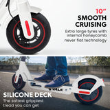 NNEMB Synergy 7 MkII Electric Scooter 500W 15Ah-Motorised eScooter for Adults-White