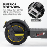 NNEMB Synergy 7 MkII Electric Scooter 500W 15Ah-Motorised eScooter for Adults-Black/Yellow