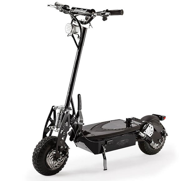 NNEMB Black 48V 1000W Turbo w/ LED Folding Electric Scooter For Adults-Stealth 1-6