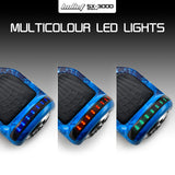 NNEMB Gen III Hoverboard Scooter 6.5 Wheels-Colour LED Lighting-Carry Bag-Blue Galaxy