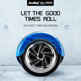 NNEMB Gen III Hoverboard Scooter 6.5 Wheels-Colour LED Lighting-Carry Bag-Blue Galaxy