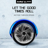 NNEMB Gen III Hoverboard Scooter 6.5 Wheels-Colour LED Lighting-Carry Bag-Metallic Blue