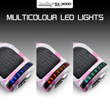 NNEMB Gen III Hoverboard Scooter 6.5 Wheels-Colour LED Lighting-Carry Bag-Pink Camo