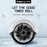 NNEMB Gen III Hoverboard Scooter 6.5 Wheels-Colour LED Lighting-Carry Bag-White