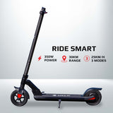 NNEMB Carbon 3+ 350W Folding Electric Scooter for Adults-30km Range-25km/h-Black