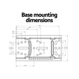 NNEDSZ  PU Leather Tractor Seat with Sliding Track - Black