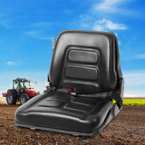 NNEDSZ Universal Forklift Seat Tractor Excavator Truck Bobcat Leather Backrest