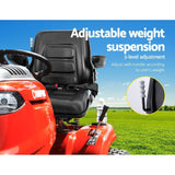 NNEDSZ Tractor Seat with Armrest Forklift Excavator Bulldozer Universal Suspension Backrest Truck Chair black