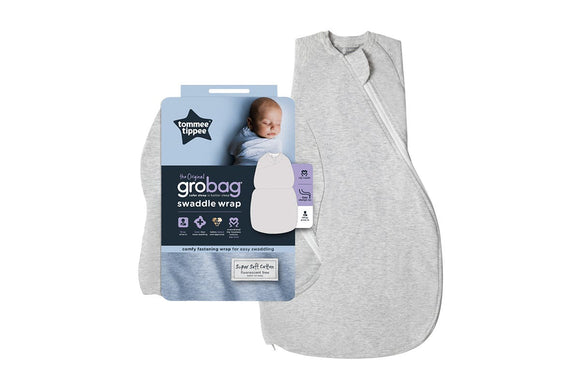 NNEKG Grobag Swaddle Grey Marl 0 3M