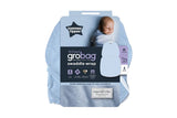 NNEKG Grobag Swaddle Blue Marl 0 3M