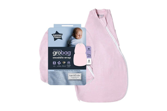 NNEKG Grobag Swaddle Pink Marl 0 3M