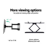 NNEDSZ TV Wall Mount Bracket Tilt Swivel Full Motion Flat LED LCD 32 42 50 55 60 65 70 inch