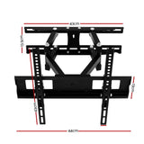 NNEDSZ TV Wall Mount Bracket Tilt Swivel Full Motion Flat Slim LED LCD 23 32 42 50 55 inch
