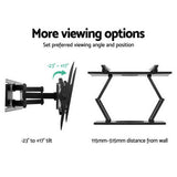 NNEDSZ TV Wall Mount Bracket Tilt Swivel Full Motion Flat Slim LED LCD 32 inch to 80 inch