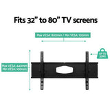 NNEDSZ TV Wall Mount Bracket Tilt Swivel Full Motion Flat Slim LED LCD 32 inch to 80 inch