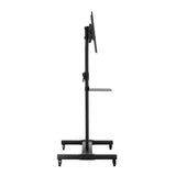 NNEDSZ Steel Mobile TV Stand Cart Height-adjust up to 65" screens 40kg