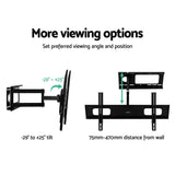 NNEDSZ TV Wall Mount Bracket Tilt Swivel Full Motion Flat Slim LED LCD 23 32 42 50 55 inch