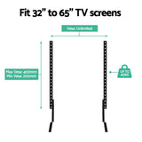 NNEDSZ TV Mount Stand Bracket Riser Universal Table Top Desktop 32 to 65 Inch