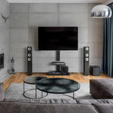 NNEDSZ Floor TV Stand with Bracket Shelf Mount