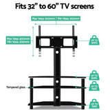 NNEDSZ 3 Tier Floor TV Stand with Bracket Shelf Mount