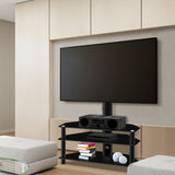 NNEDSZ 3 Tier Floor TV Stand with Bracket Shelf Mount