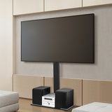 NNEDSZ Floor TV Stand Brakcket Mount Swivel Height Adjustable 32 to 70 Inch Black