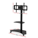 NNEDSZ Floor TV Stand Brakcket Mount Swivel Height Adjustable 32 to 70 Inch Black
