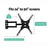 NNEDSZ TV Wall Mount Monitor Bracket Swivel Tilt 24 32 37 40 42 47 50 Inch LED LCD