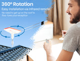 NNEMB Rotating Digital Outdoor HD TV Antenna with Amplified Signal