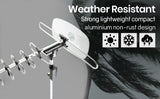 NNEMB Digital Rotating Outdoor HD TV Antenna with Amplified Signal