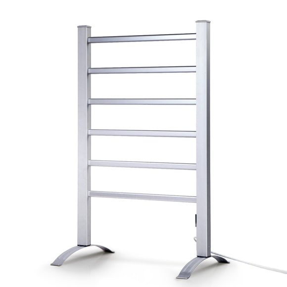 NNEDSZ Electric Heated Towel Rail Rails Warmer Rack Aluminium Bar Bathroom