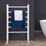 NNEDSZ Electric Heated Towel Rail Rails Warmer Rack Aluminium Bar Bathroom