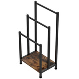 NNEDSZ 3 Tier Towel Rack Rail Freestanding Holder Bathroom Organizer Laundry Drying Bar