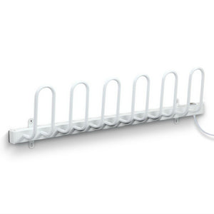 NNEDSZ Electric Heated Shoes Warmer Socks Dryer Bathroom Racks Rails Gloves Sterilizer Heater 3 Pairs White