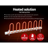 NNEDSZ Electric Heated Shoes Warmer Socks Dryer Bathroom Racks Rails Gloves Sterilizer Heater 3 Pairs White
