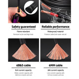 NNEDSZ Core Wire Electrical Automotive Cable 2 Sheath 450V 10M 6B&S