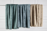 NNEKGE Delmar Faux Fur Throw (Jade 180cm x 200cm)