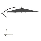 NNEDPE Wallaroo 3m Cantilever Market Outdoor Umbrella - Black