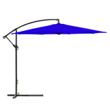 NNEDPE Wallaroo 3m Cantilever Market Outdoor Umbrella - Blue