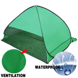 NNEDPE Pop Up Portable Beach Canopy Sun Shade Shelter Tent Green