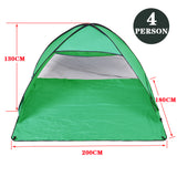 NNEDPE Pop Up Portable Beach Canopy Sun Shade Shelter Green