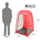 NNEDPE Pop Up Sports Camping Festival Fishing Garden Tent Red