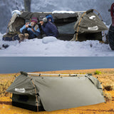 NNEDPE Canvas Dome Swags Free Standing In Grey