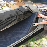 NNEDPE Canvas Dome Swags Free Standing In Grey